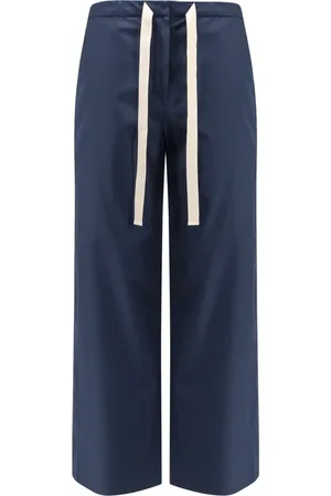 Max Mara Straight Trousers, female, , Size: 3XS Elastic Waist Trousers
