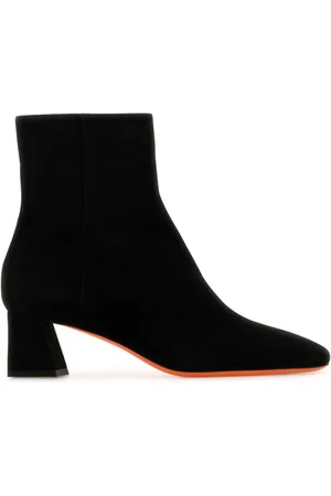 santoni Heeled Boots, female, , Size: 11 US Suede Marta Ankle Boots
