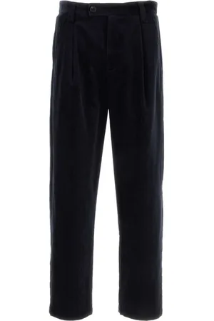 A.P.C. Straight Trousers, male, , Size: XL Dark Corduroy Renato Pant