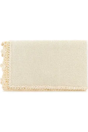 J.W.Anderson Clutches, female, , Size: ONE SIZE Crochet Ivory Clutch Handbag