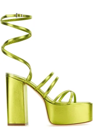 PARIS TEXAS High Heel Sandals, female, , Size: 7 US Acid Leather Evita Sandals