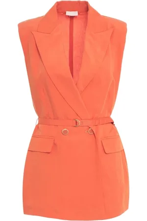Liu Jo Vests, female, , Size: S Blazer with Waist Belt