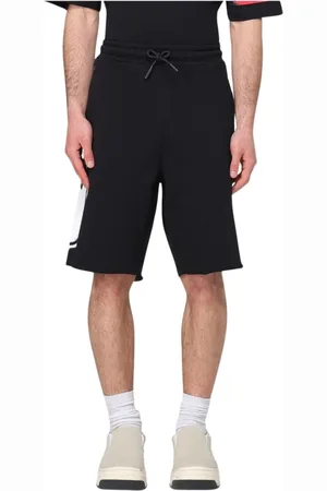 DISCLAIMER Casual Shorts, male, , Size: M Graphic Print Shorts for Men