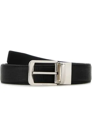 Ermenegildo Zegna Belts, male, , Size: 115 CM Chevron Buckle Belt