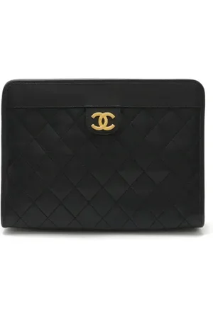 CHANEL Pre-owned Clutches, female, , Size: ONE SIZE Pre-owned Leather clutches
