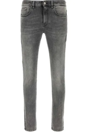 PT Torino Slim-fit Jeans, male, , Size: W34 Grey Stretch Denim Jeans
