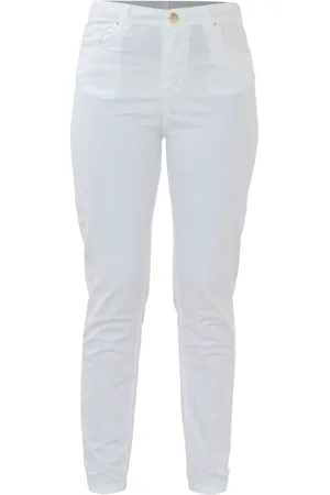 Kocca Skinny Trousers, female, , Size: W28 Slim Fit Cotton Trousers with Belt
