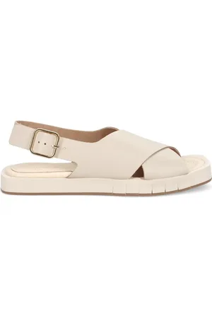 Paloma Barceló Flat Sandals, female, , Size: 10 US Ivory Women