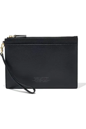 Marc Jacobs Clutches, female, , Size: ONE SIZE Leather Wristlet Clutch