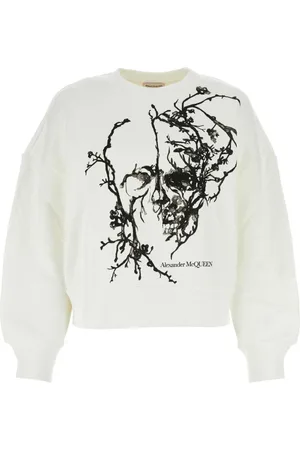 Alexander McQueen Sweatshirts, female, , Size: 3XS Cotton Sweatshirt in