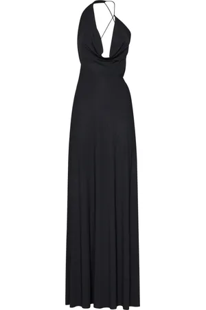 Amazuìn Maxi Dresses, female, , Size: ONE SIZE Asymmetrical Backless Dress Floor Length