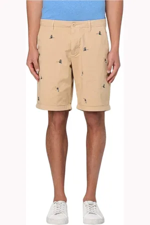 sun68 Casual Shorts, male, , Size: W32 Bird Print Cotton Shorts