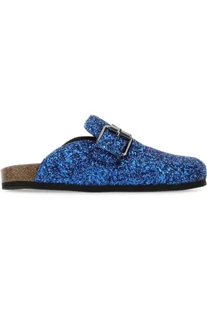 Serafini Mules, female, , Size: 7 US Glittered Slip-On Sandals