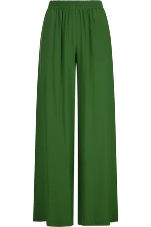 GIANLUCA CAPANNOLO Wide Trousers, female, , Size: M Silk Flared Trousers