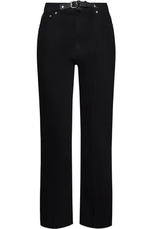 J.W.Anderson Straight Jeans, female, , Size: XS Padlock Strap Slim Fit Denim Jeans