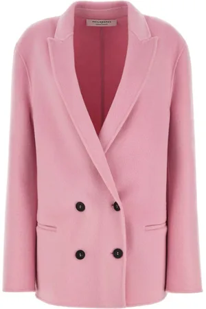 Serafini Double-Breasted Coats, female, , Size: 3XS Luxurious Wool Double-Breasted Coat