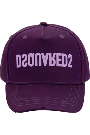 Dsquared2 Caps, unisex, , Size: ONE SIZE Reversed Logo Cotton Baseball Cap