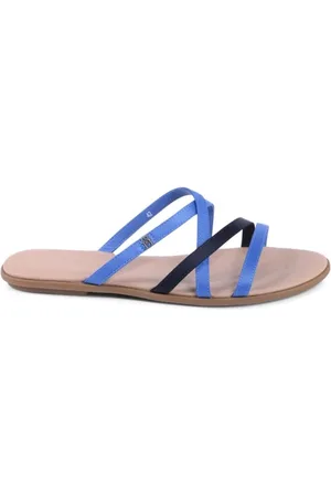 Tommy Hilfiger Sliders, female, , Size: 10 US Flat Leather Sandals