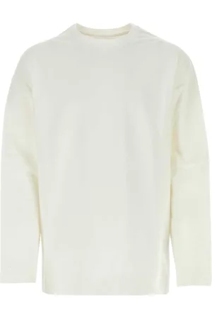 Jil Sander Long Sleeve Tops, male, , Size: M Oversize Stretch Cotton T-Shirt