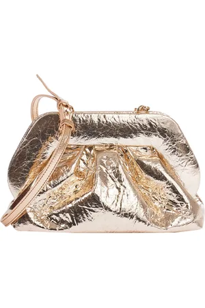 THEMOIRÈ Clutches, female, , Size: ONE SIZE Pineapple Vegan Clutch with Mirror Effect