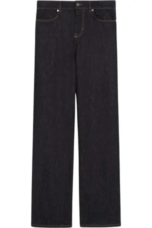 Max Mara Straight Jeans, female, , Size: L Stylish Wide Leg Jeans