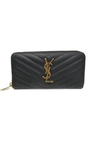 Saint Laurent Pre-owned Wallets, female, , Size: ONE SIZE Pre-owned Leather wallets
