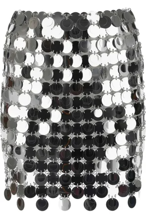 Paco rabanne Short Skirts, female, , Size: 2XS Sequin Maxi Mini Skirt