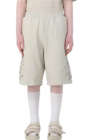 44 Label Group Long Shorts, male, , Size: L Logo Bermuda Shorts for Men
