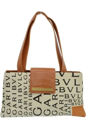 Bvlgari Pre-owned Shoulder Bags, female, , Size: ONE SIZE Pre-owned Canvas shoulder-bags