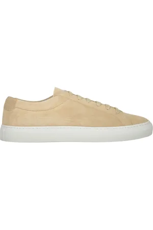 MOORER Sneakers, male, , Size: 8 US Suede Sneakers Round Toeline Calf Rubber