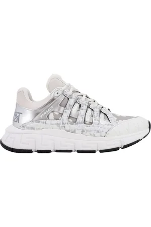 VERSACE Sneakers, male, , Size: 12 US Tiger Print Low-Top Sneakers