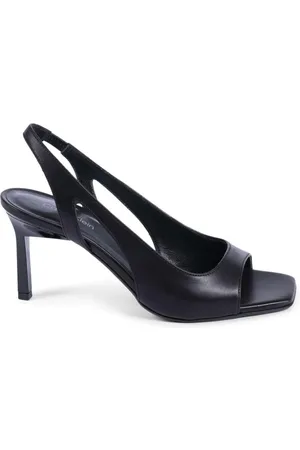 Calvin Klein High Heel Sandals, female, , Size: 9 US Leather Slingback Pump