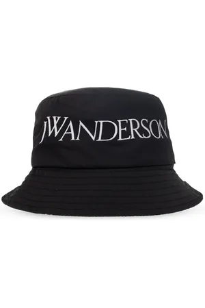 J.W.Anderson Hats, unisex, , Size: M/L Logo Embroidered Bucket Hat