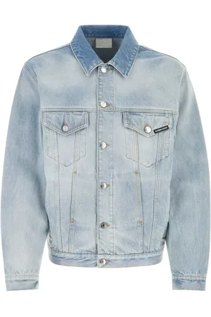 VTMNTS Denim Jackets, male, , Size: S Light Denim Paris Jacket