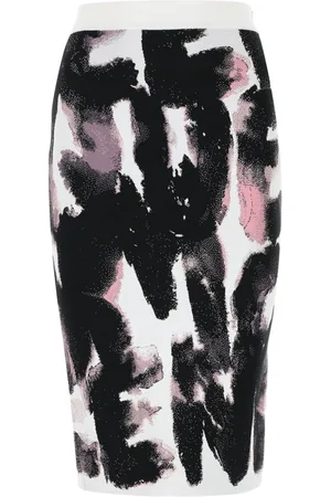 Alexander McQueen Midi Skirts, female, , Size: XS Luxurious Gonna Style Midi Skirt