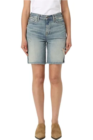 7 for all Mankind Denim Shorts, female, , Size: W28 Distressed Denim Shorts