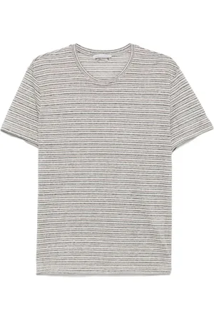 D.A. Daniele Alessandrini T-Shirts, male, , Size: L Brown Crew Neck T-shirt