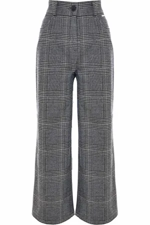 Kocca Wide Trousers, female, , Size: L Flared Checked Trousers