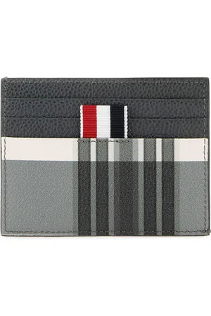 Thom Browne Wallets & Cardholders, male, , Size: ONE SIZE Stylish Leather Card Holder