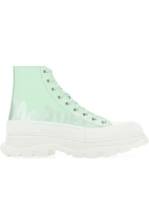 Alexander McQueen Sneakers, male, , Size: 8 1/2 US Sea Leather Sneakers