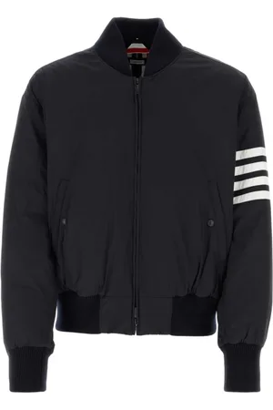 Thom Browne Bomber Jackets, male, , Size: 2XL Midnight Padded Bomber Jacket