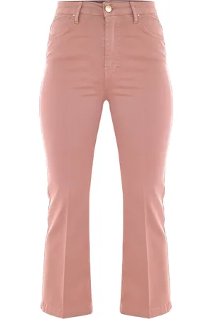 Kocca Cropped Trousers, female, , Size: W34 Flared Cropped Cotton Trousers