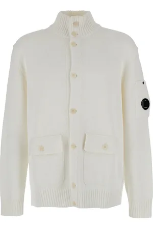 C.P. Company Cardigans, male, , Size: L Cardigan with High Neck