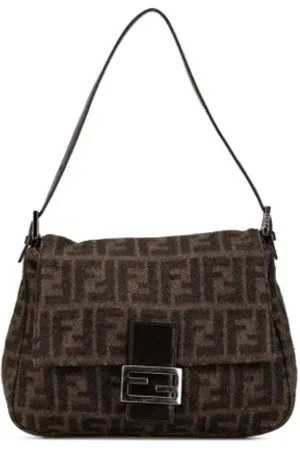 Fendi Pre-owned Shoulder Bags, female, , Size: ONE SIZE Pre-owned Wool fendi-bags