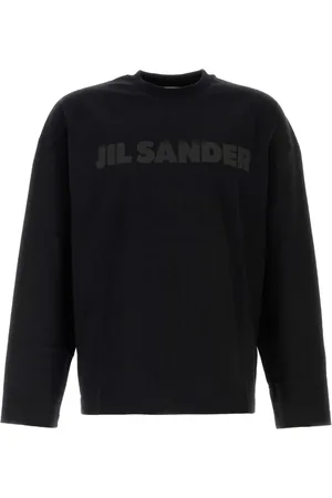 Jil Sander Long Sleeve Tops, male, , Size: L Cotton T-Shirt