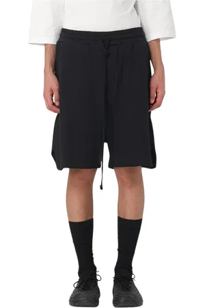 THOM KROM Casual Shorts, male, , Size: S Ribbed Knit Relaxed Fit Shorts