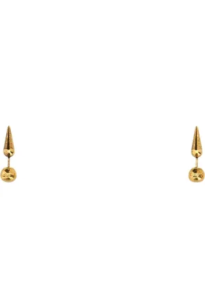 Jil Sander Earrings, female, , Size: ONE SIZE Gold Metal Earrings