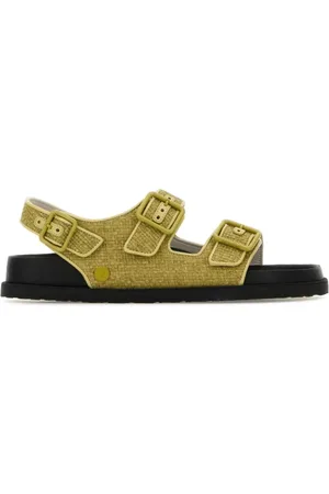 Birkenstock Flat Sandals, male, , Size: 11 US Milano Raffia Sandals