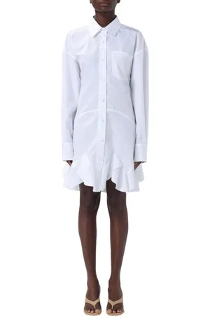 Stella McCartney Shirt Dresses, female, , Size: XS Ruffled Hem Mini Dress