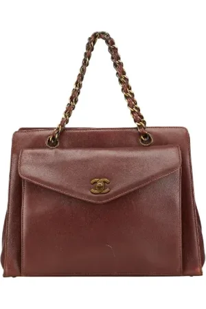 CHANEL Pre-owned Handbags, female, , Size: ONE SIZE Pre-owned Leather shoulder-bags